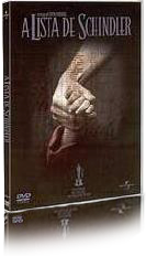 DVD do filme A Lista de Schindler